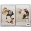 Image 2 : 5 Signed Artist "The Sammies in Paris" Art Nouveau Ladies & Angels Postcards