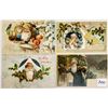 Image 2 : 22 Vintage Christmas Holiday Greeting Santa Claus Postcards - Many Non Red Robes