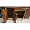 Image 4 : VINTAGE WOOD ARCESE BROTHERS BUFFET WITH HUTCH