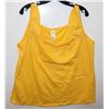 Image 1 : NEW SIZE 1X LACE DETAIL YELLOW TANK TOP