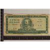 Image 1 : 1968 CUBA 5 PESO BILL WITH STAINS