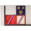 Image 2 : 1976-S US BICENTENNIAL SILVER 3 COIN PROOF SET. NO