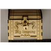 Image 1 : WOOD CUSTOM LASER CUT TREASURE CHEST  COIN BANK.