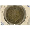 Image 2 : 1945 GREAT BRITAIN SILVER 1/2 CROWN .2273 OZ. ASW