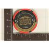 Image 2 : $5 GOLDEN NUGGET CASINO CHIP. 50TH ANNIVERSARY