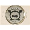 Image 2 : 1 TROY OZ .999 FINE SILVER PROOF ROUND MASS METAL