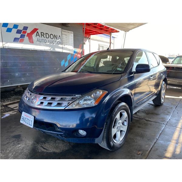 2003 NISSAN MURANO