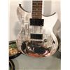 Image 2 : CUSTOM MADE 6 STRING GUITAR SOLID MAPLE BODY WITH PINK FLOYD THE WALL DESIGN