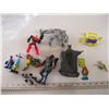 Image 2 : LG. BOX OF ASST. COLLECTABLE ITEMS: LUNCH KIT, TONKA TRUCKS, FIGURINES, ETC.