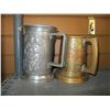 Image 2 : 4 METAL BEER STEINS