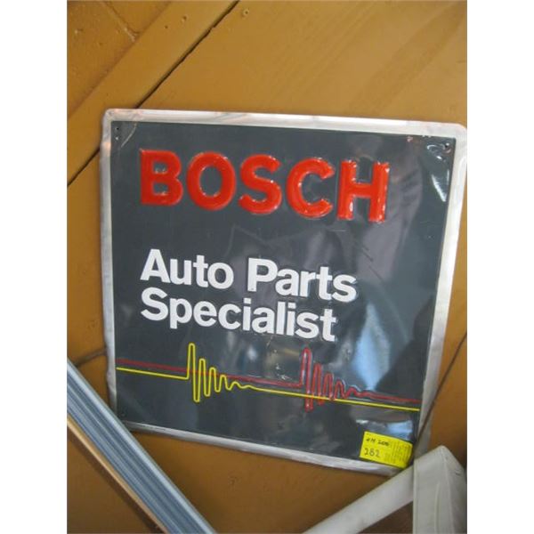 BOSCH AUTO PARTS SPECIALIST METAL SIGN