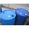 Image 2 : 2 45 GALLON PLASTIC DRUMS