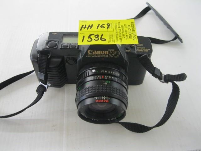 Appareil photo argentique Canon T70 35 mm vintage avec Appareil photo argentique Canon T70 35 mm vintage avec