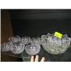 Image 1 : 6 CRYSTAL BOWLS & LG CRYSTAL BOWL