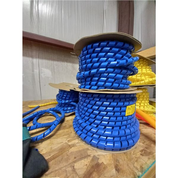 BLUE FLEXIBLE CABLE COVER