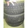 Image 2 : 4 WINTER TIRES: 3 GENERAL GRABBER ARCTIC LTs & 1 GENERAL GRABBER ATX: ALL LT26570R17