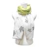 Image 2 : Popular Maple Leaves Long Scarf - Lime1