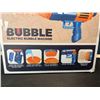 Image 2 : Lot of 1 Electric Bazooka Bubble Gun - 132 Holes - Blows SO MANY BUBBLES!!