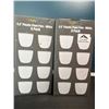 Image 1 : Lot of 2 Boxes of 4.5" Plastic Plant Pots - 8 Pots Per Box