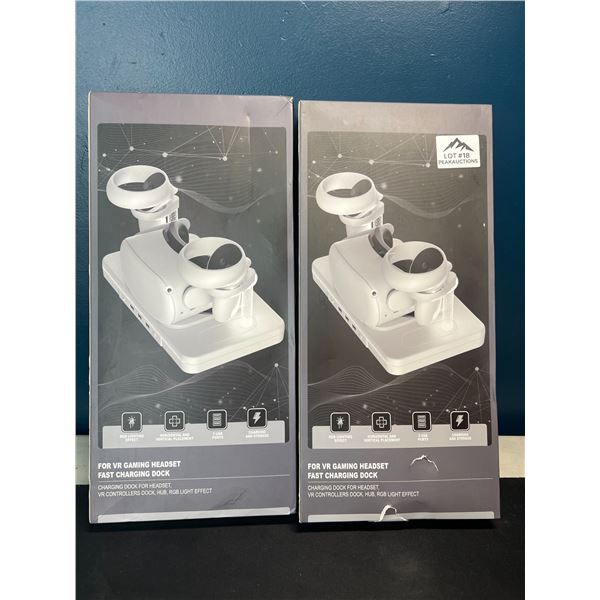 Lot of 2 VR Fast Charging Docks