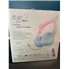 Image 2 : Lot of 1 Cat Ears Gaming Bluetooth Headset - Cotton Candy Pink/Blue