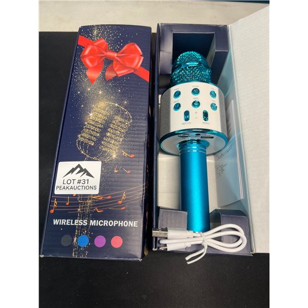 Lot of 2 Wireless Microphone/Karaoke Mics