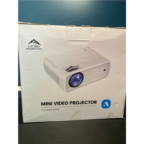 Lot of 1 Sunspark 500W Mini Video LED Projector