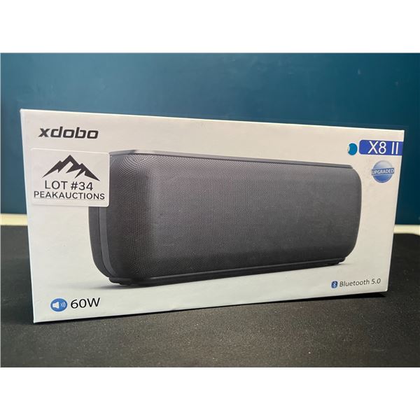 Lot of 1 Xdobo II 60W Portable Bluetooth Wireless Waterproof Speaker - BRAND NEW!!