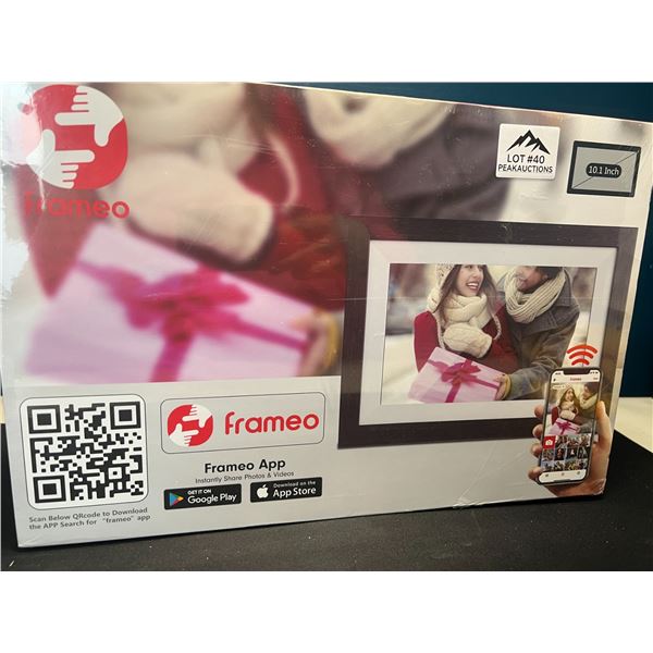 Lot of 1 Frameo 10.1inch WiFi Digital Picture Frame - NEW SEALED!