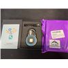 Image 2 : Lot of 2 Fingerprint Padklocks/Bljuetooth Locks w/ App Control