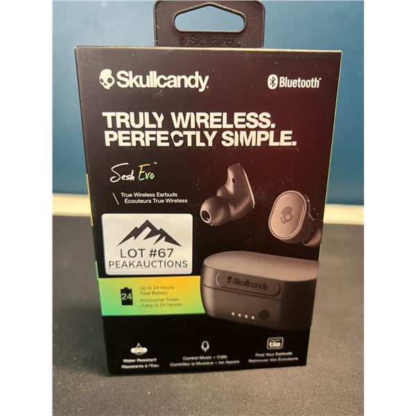 Lot of 1 Skullcandy Sesh Evo Wireless Bluetooth Earbuds - BRAND NEW!