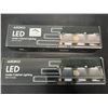 Image 1 : Lot of 2 Multi-Packs of LED Under Cabinet Lights - 3PCs per box