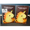 Image 1 : Lot of 2 Unicorn Silicone Night Lights/Lamps