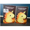 Image 1 : Lot of 2 Unicorn Silicone Night Lights/Lamps