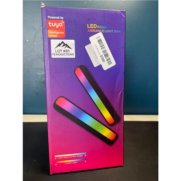 Lot of 1 Pack of Tuya LED RGBW Smart Ambient Light Bars