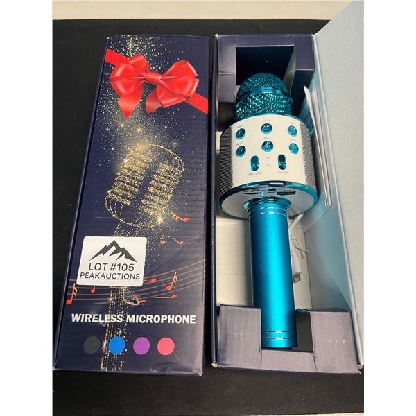 Lot of 2 Wireless Microphone/Karaoke Mics