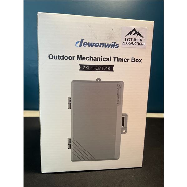 Lot of 1 Outdoor Mechanical Timer Box
