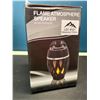 Image 1 : Lot of 1 Flame Atmosphere Wireless Bluetooth Speaker w/ Real Flame Effect
