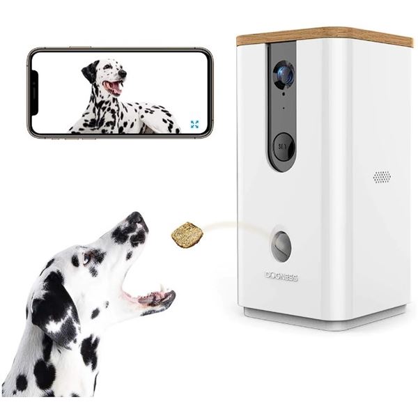 Lot of 1 Smart Cam Treater Pet Treat Dispenser; Interact & See/Speak with your Pet Anytime/Anywhere!