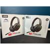 Image 1 : Lot of 2 LifeStudio L800 RGB Gaming Pro Over-Ear Stereo Headsets/Wireless Headphones