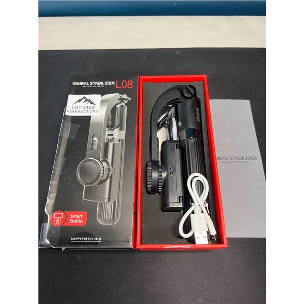 Lot of 1 L08 Gimbal Stabilizer Selfie Stick Tripod