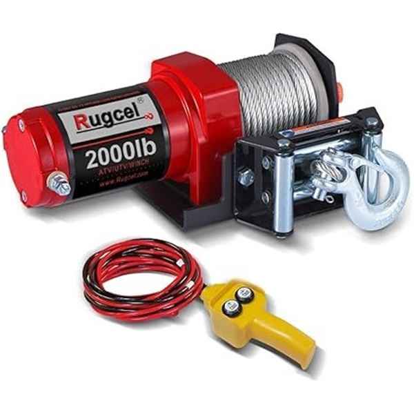 Lot of 1 Rugcel 2000LB Heavy Duty Winch