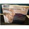 Image 1 : Lot of 1 Heated Electric Throw Blanket - Blue