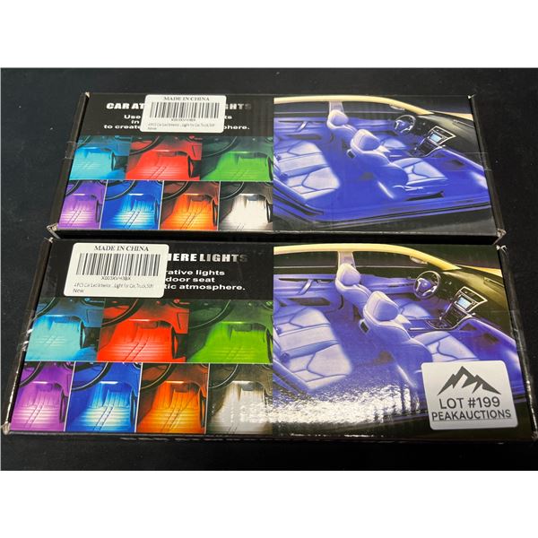 Lot of 2 Car LED Interior Light Kits