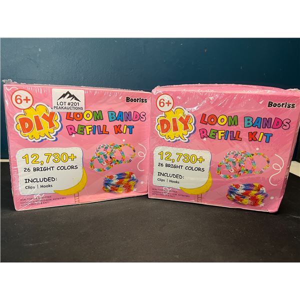 Lot of 2 Boxes of DIY Loom Bands - 12,730+ Bands/26 Colours in Each Box!