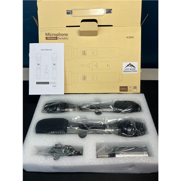 Lot of Lekato Wireless Rechargeable Microphones - 2pcs/mics in box
