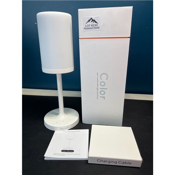 Lot of 1 Marrado Smart LED Table/Bedside Bluetooth Speaker Lamp