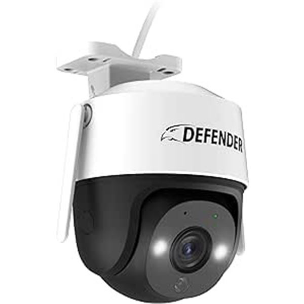 Lot of 1 Defender Guard Pro PTZ 2K HD Outdoor Wifi Security Camera - New SEALED!