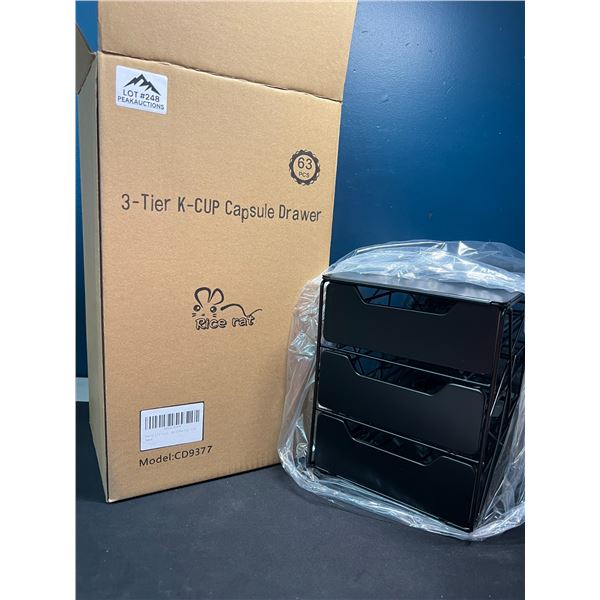 Lot of 1 3-Tier K-Cup Coffee Pod/Capsule Drawer