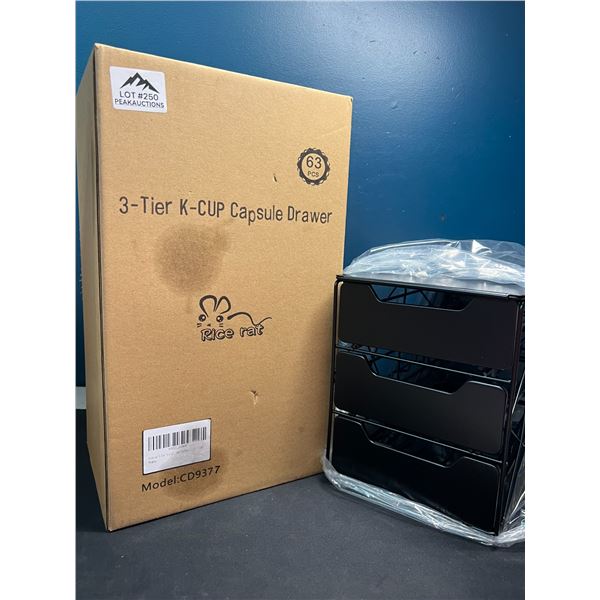 Lot of 1 3-Tier K-Cup Coffee Pod/Capsule Drawer